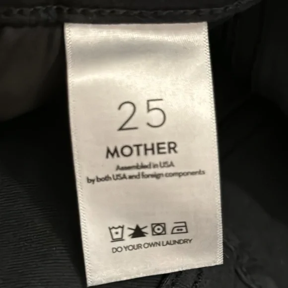 MOTHER The Insider Crop Step Fray Jeans Not Guilty - Picture 10 of 12